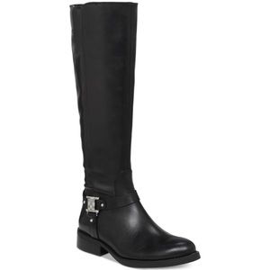 Vince Camuto Women’s Tall Leather black riding boots Women’s Size 6.5